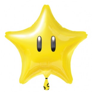 Nintendo Super Mario Bros Super Star Balloon